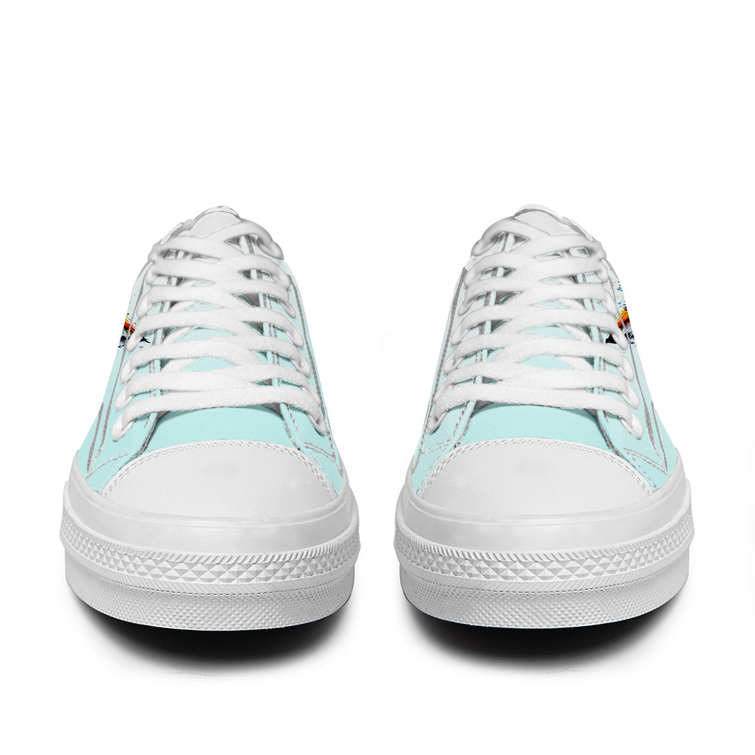 Highlight Your Fashion With Men's and Women's Low-Top Canvas Shoes Wolf