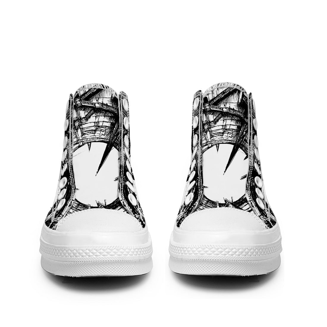 Highlight Your Fashion With Men's and Women's Mid-Top Canvas Shoes