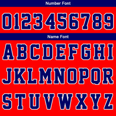 Custom Red Navy Basketball Jersey Uniform Suit Printed Your Logo Name Number