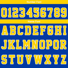 Custom Royal Yellow Basketball Jersey Uniform Suit Printed Your Logo Name Number