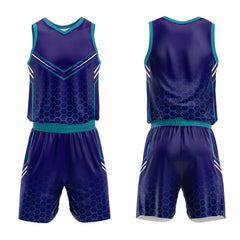 Custom Purple Teal Basketball Jersey Uniform Suit Printed Your Logo Name Number