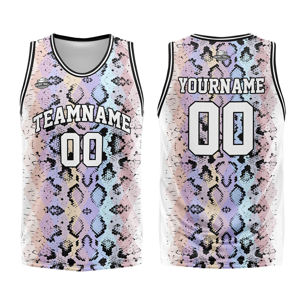 Custom Serpentine Basketball Jersey Uniform Suit Printed Your Logo Name Number