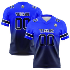 Custom Gradient Football Jerseys Personalized Name Number Logo for Adults Kids & Teams