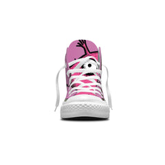 Adorable Oink: Step into Cuteness with our Mid-Top Canvas Shoes featuring Playful Piglet Drawings – Fun Fashion for Men and Women