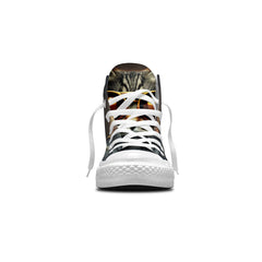 Cool Cat Canvas: Unleash Your Style with Mid-Top Canvas Sneakers for Men & Women