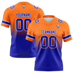 Custom Gradient Football Jerseys Personalized Name Number Logo for Adults Kids & Teams