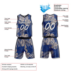 Custom Palm Basketball Jersey Uniform Suit Printed Your Logo Name Number