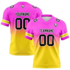 Custom Gradient Football Jerseys Personalized Name Number Logo for Adults Kids & Teams