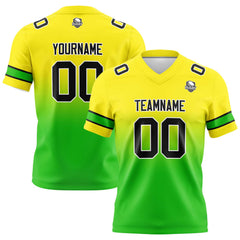 Custom Gradient Football Jerseys Personalized Name Number Logo for Adults Kids & Teams