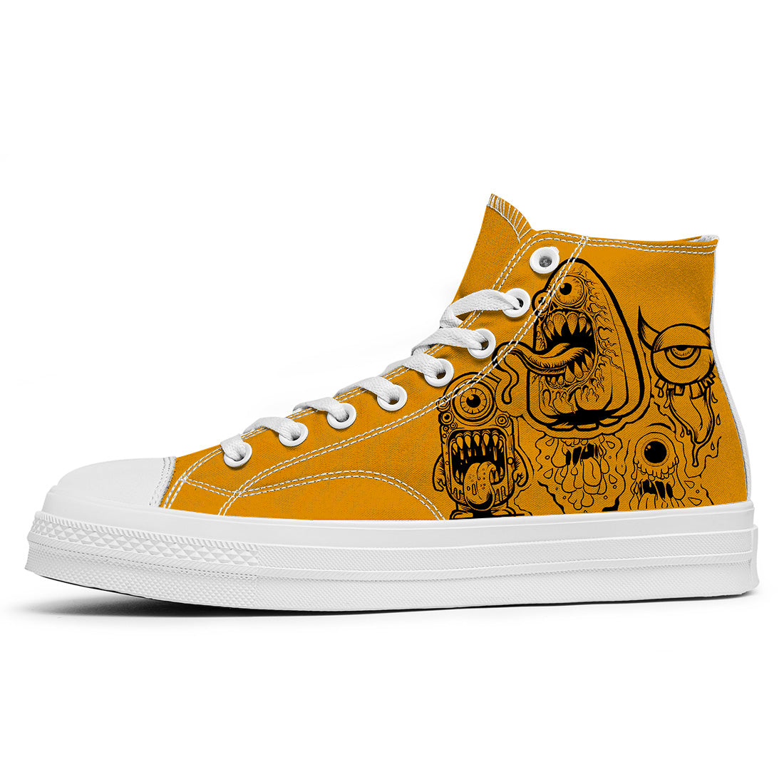 Highlight Your Fashion With Men's and Women's Mid-Top Canvas Shoes