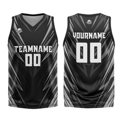 Custom Triangle Black Basketball Jersey Uniform Suit Printed Your Logo Name Number