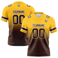 Custom Gradient Football Jerseys Personalized Name Number Logo for Adults Kids & Teams