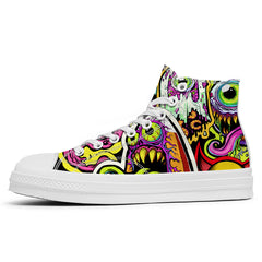 Highlight Your Fashion With Men's and Women's Mid-Top Canvas Shoes