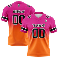 Custom Gradient Football Jerseys Personalized Name Number Logo for Adults Kids & Teams