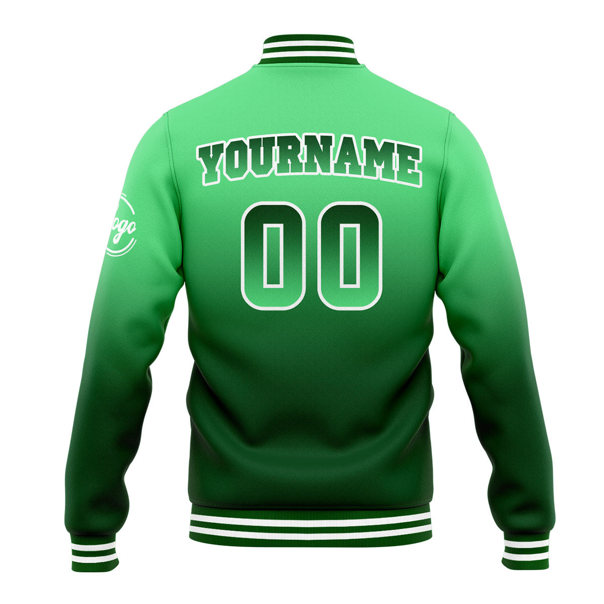 Custom Varsity Jacket Letterman jacket for Men, Women and Youth Green