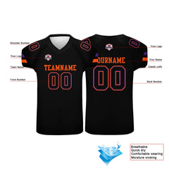 Custom Football Jersey Shirt Personalized Printed Team Name Number