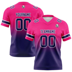 Custom Gradient Football Jerseys Personalized Name Number Logo for Adults Kids & Teams