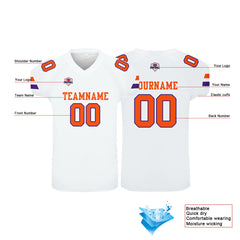 Custom Football Jersey Shirt Personalized Printed Team Name Number