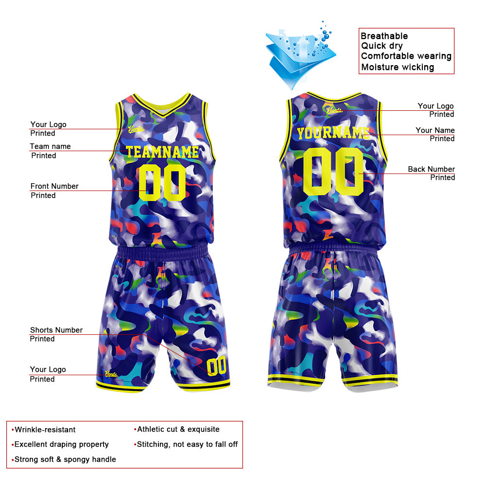 Custom Gorgeous Navy Basketball Jersey Uniform Suit Printed Your Logo Name Number