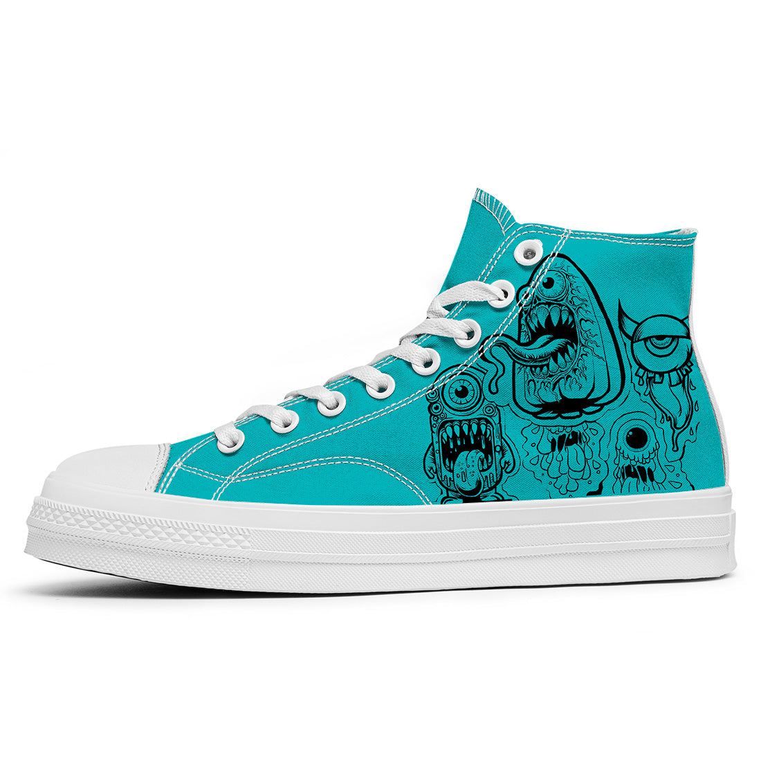Highlight Your Fashion With Men's and Women's Mid-Top Canvas Shoes