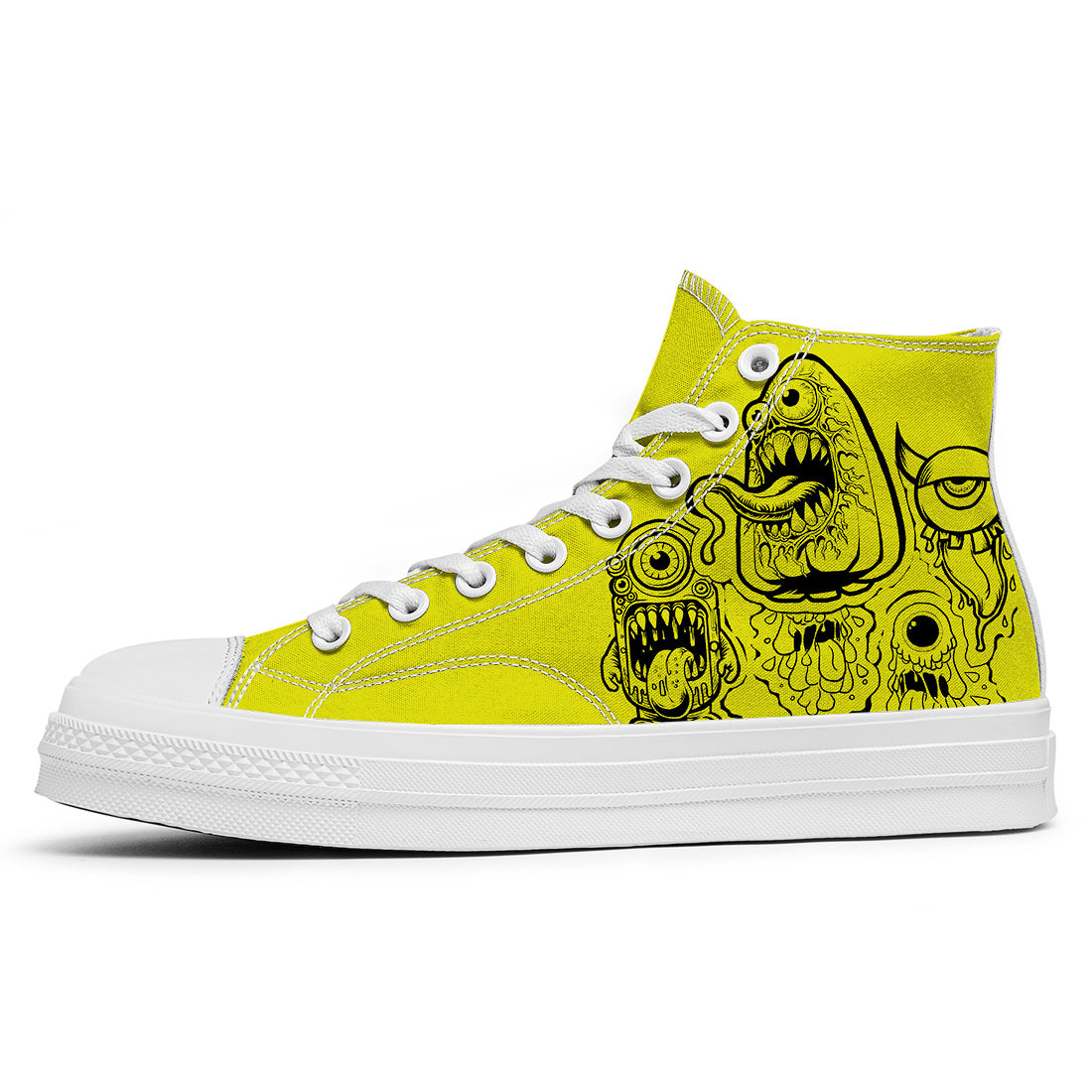Highlight Your Fashion With Men's and Women's Mid-Top Canvas Shoes