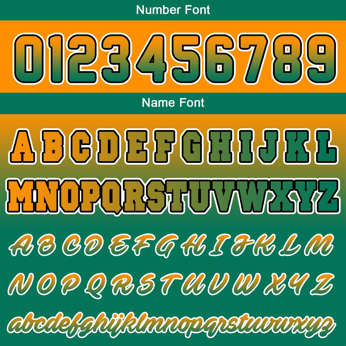 Custom Varsity Jacket Letterman jacket for Men, Women and Youth Orange&Green