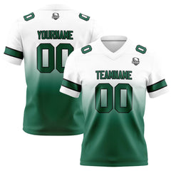 Custom Gradient Football Jerseys Personalized Name Number Logo for Adults Kids & Teams