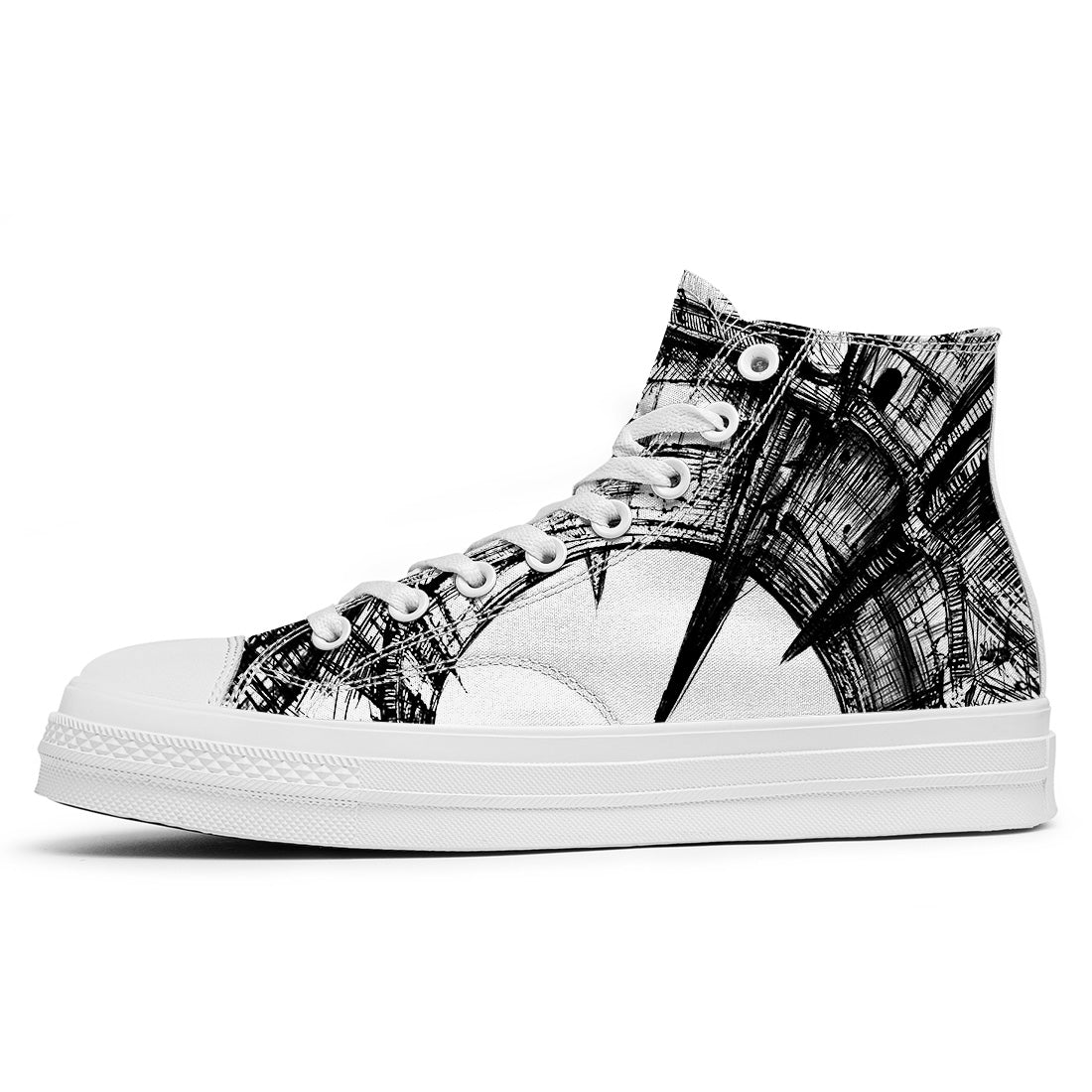 Highlight Your Fashion With Men's and Women's Mid-Top Canvas Shoes