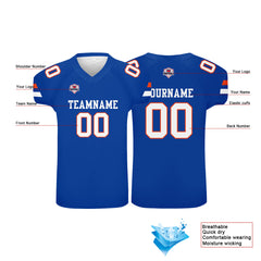 Custom Football Jersey Shirt Personalized Printed Team Name Number