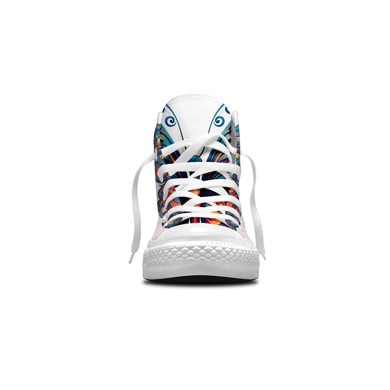 Graceful Soar: Mid-Top Canvas Shoes adorned with Butterfly Elegance for Men and Women – A Whimsical Step into Style and Comfort.