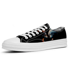 Highlight Your Fashion With Men's and Women's Low-Top Canvas Shoes Wolf