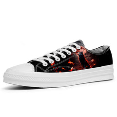 Highlight Your Fashion With Men's and Women's Low-Top Canvas Shoes Wolf
