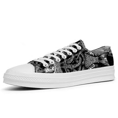 Highlight Your Fashion With Men's and Women's Low-Top Canvas Shoes  Fish