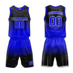 Custom Royal Black Basketball Jersey Uniform Suit Printed Your Logo Name Number