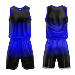 Custom Royal Black Basketball Jersey Uniform Suit Printed Your Logo Name Number