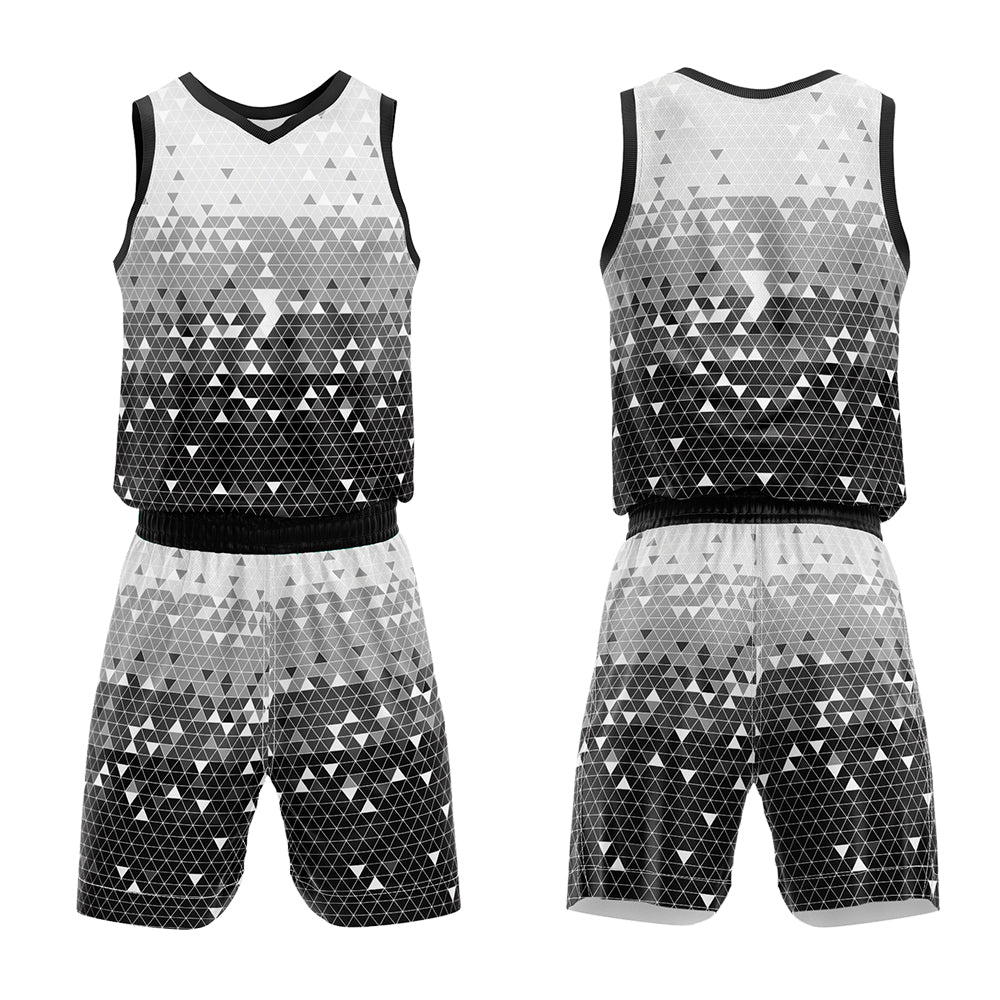 Custom Black Basketball Jersey Uniform Suit Printed Your Logo Name Number