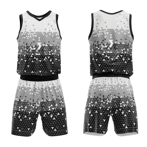 Custom Black Basketball Jersey Uniform Suit Printed Your Logo Name Number