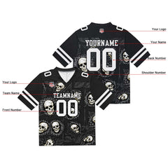 Custom Football Jersey Shirt Personalized Stitched Printed Team Name Number Sunflower-Drak Grey