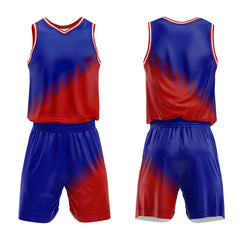 Custom Royal Red Basketball Jersey Uniform Suit Printed Your Logo Name Number