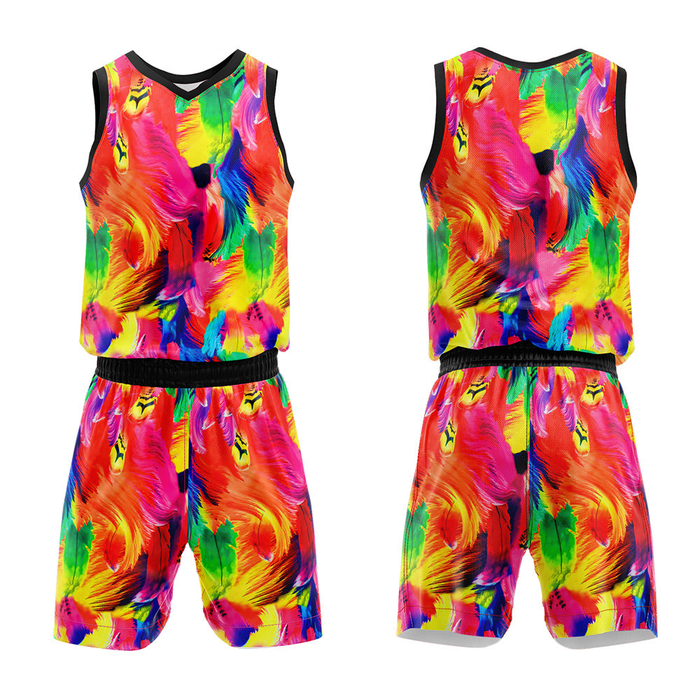 Custom Feather Basketball Jersey Uniform Suit Printed Your Logo Name Number