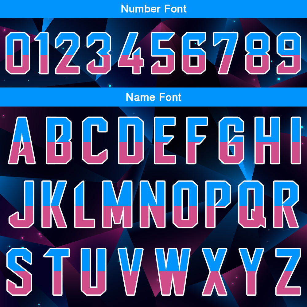 Custom Black Blue Pink Basketball Jersey Uniform Suit Printed Your Logo Name Number