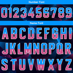 Custom Black Blue Pink Basketball Jersey Uniform Suit Printed Your Logo Name Number