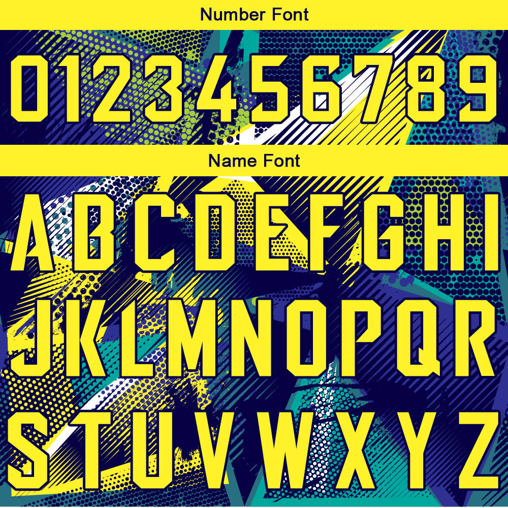 Custom Navy Yellow Basketball Jersey Uniform Suit Printed Your Logo Name Number