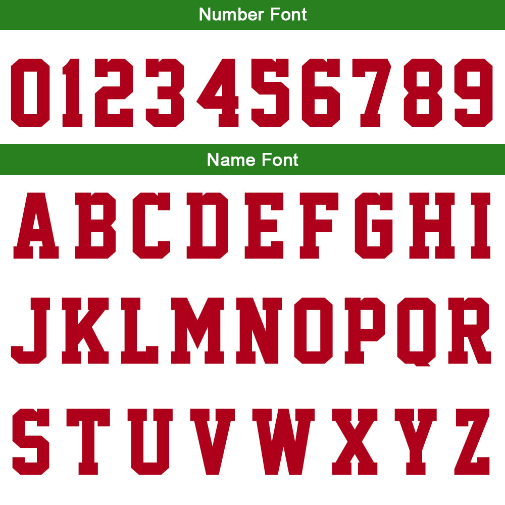 Custom White Red Green Basketball Jersey Uniform Suit Printed Your Logo Name Number