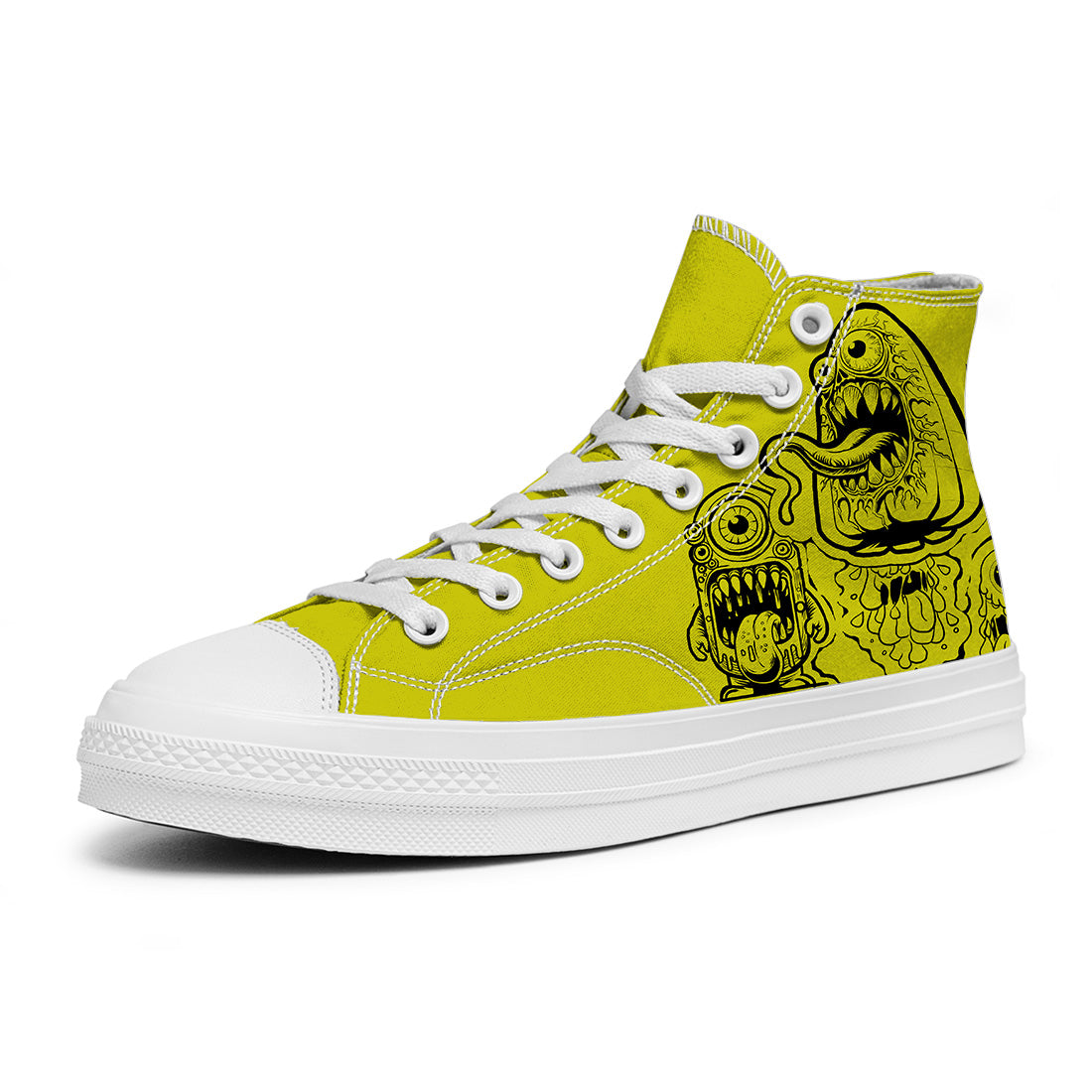 Highlight Your Fashion With Men's and Women's Mid-Top Canvas Shoes