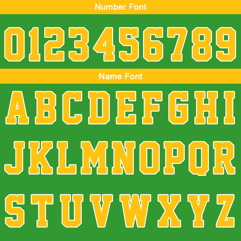 Custom Yellow Green Basketball Jersey Uniform Suit Printed Your Logo Name Number