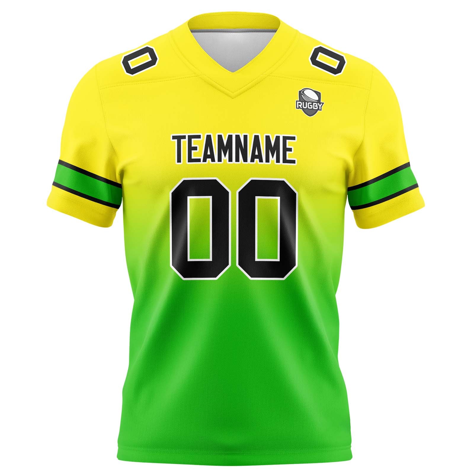 Custom Gradient Football Jerseys Personalized Name Number Logo for Adults Kids & Teams
