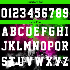 Custom Splash Rose Neon Green Basketball Jersey Uniform Suit Printed Your Logo Name Number