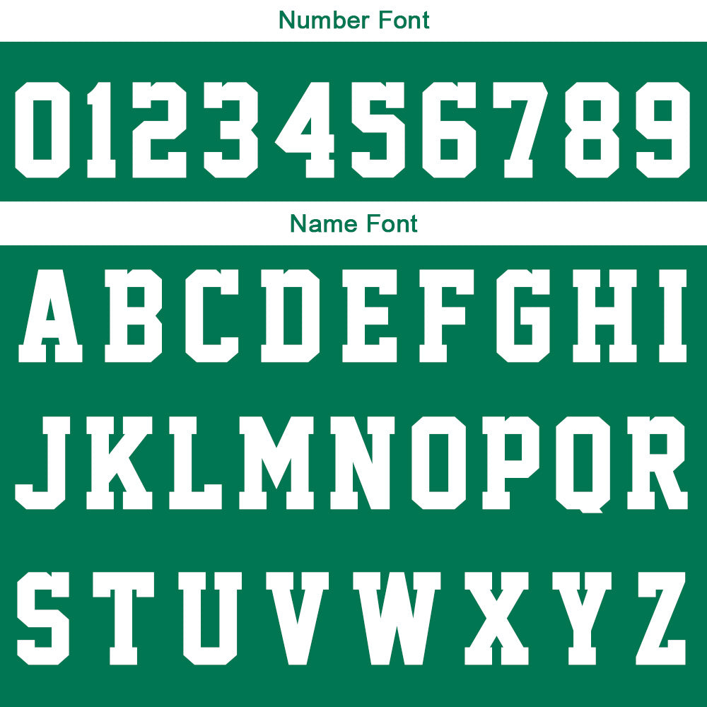 Custom Green White Basketball Jersey Uniform Suit Printed Your Logo Name Number