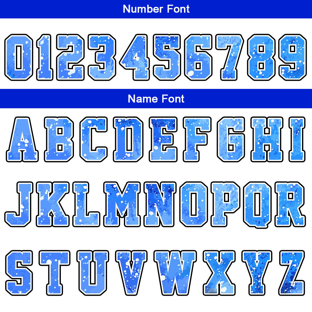 Custom White Blue Starry Sky Basketball Jersey Uniform Suit Printed Your Logo Name Number